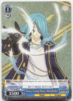 Slowly Losing Power, Mercphobia C FAIRY TAIL 100 YEARS QUEST FT/S120-E092 C NM