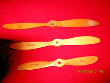 3 TOP FLITE-WOODEN MODEL AIRPLANE PROPELLERS 10" 142" 14"