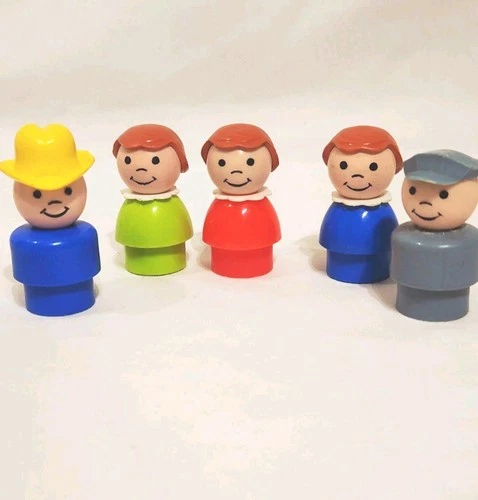 Fisher Price Little People Vintage Figures Random Lot of 5