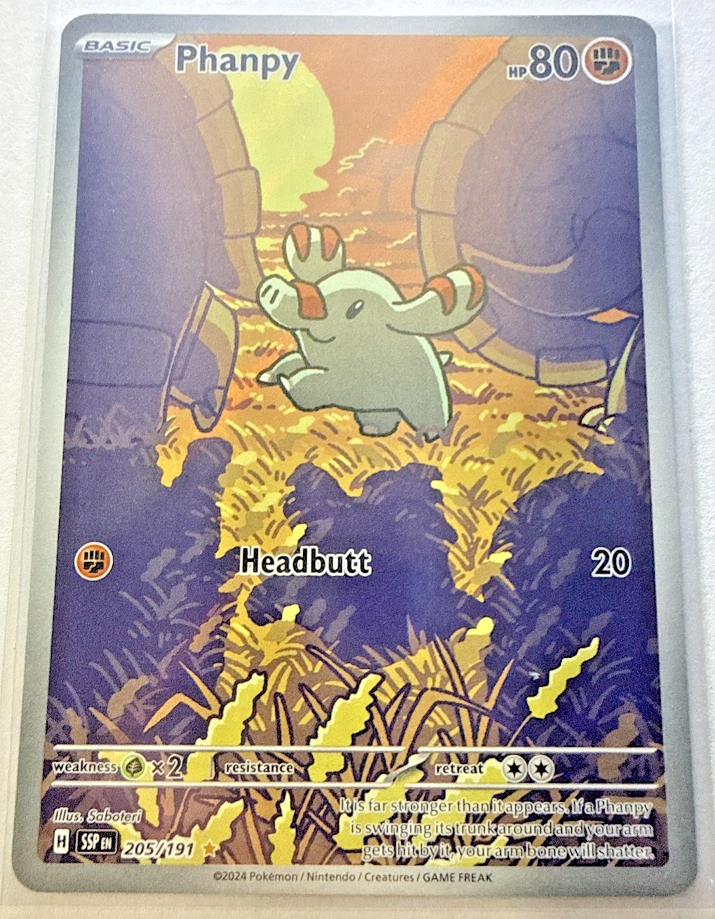 Phanpy 205/191 Sv08: Surging Sparks Holo