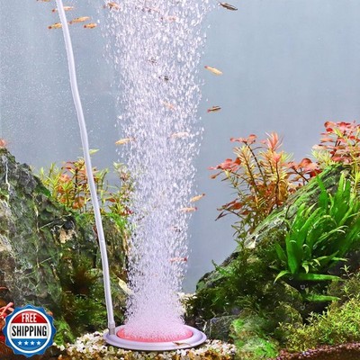 hygger Aquarium Air Stone, 3.4 Inch Nano Air Stone Makes Super Tiny Bubbles, 