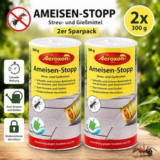 Ameisenstop 2 x 300 Gr. gegen Ameisen,Ameisenabwehr Streu und Giessmittel