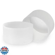 Seimneire 2Pack 3Inch/75mm Clear Silicone Tumbler Bumper, Water Bottle Bottom