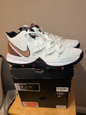 Nike Kyrie 5  BHM  US  Men s Size 12 White Red Bronze 2019 SKU BQ6237-100