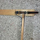 Vintage Wooden 3-Wheel Kids Scooter Push Ride-On Toy w/ Red Wheels — photo 10