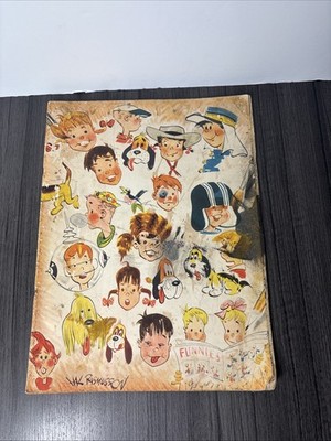 Vtg Comics Drawing Instruction Child s Book  Vak Rasmusson Rare Edition