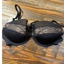 Adore Me Black Lace Balconette Bra Underwire ...
