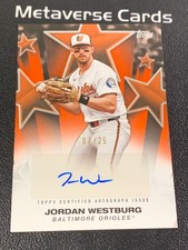 2025 Topps Series 2 Jordan Westburg Orange Parallel Baseball Stars Auto 07/25 SP