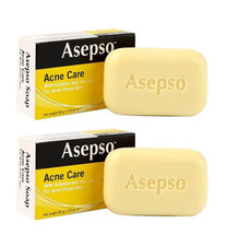 2 x Asepso Antibacterial Soap Bar Acne Skin Care Treatment