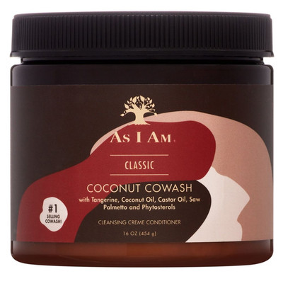 As I Am Cleansing Conditioner for Dry Curly Hair Moisture and Detangling 16 oz