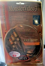 Monster Cable MV3CV-1M "VIDEO 3 Series" Component Video Cable 1 Meter