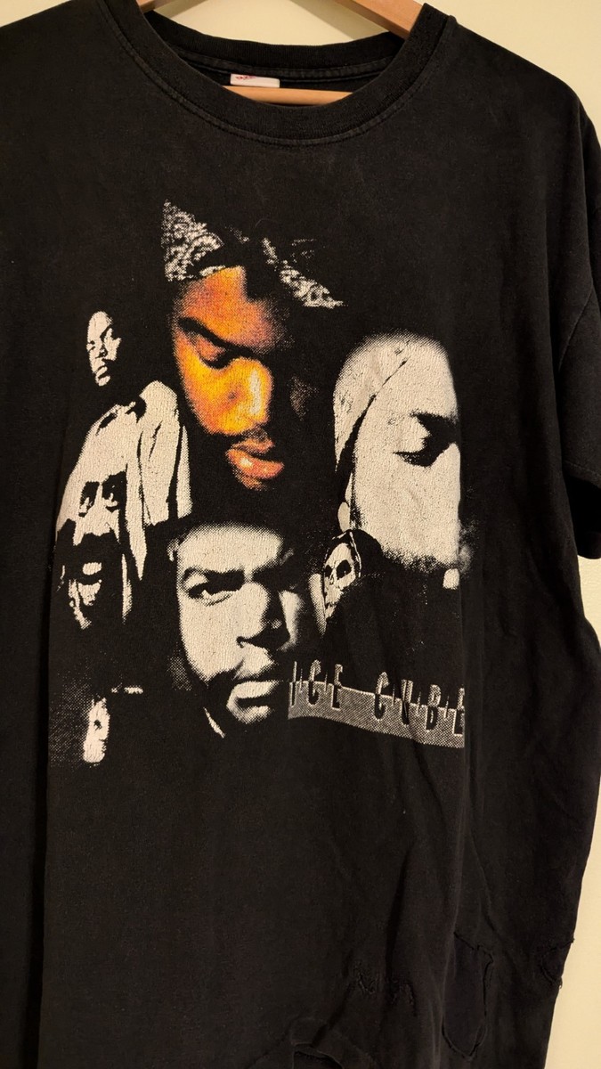 Vtg Ice Cube The Predator Rare T-shirt 1992 Rap Tees Sz L 22x27