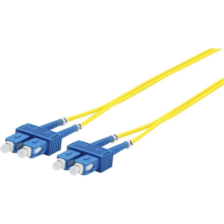 MicroConnect FIB221001 Fibre Optic Cable – 1m SC-SC OS2 Singlemode Yellow
