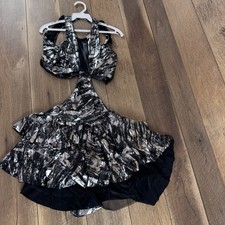 Art Stone "Style" Women's Dance Costume - Black/Silver - Size Large Adult