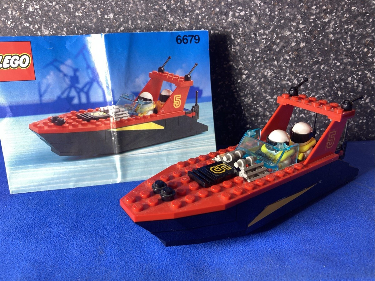 LEGO Classic Town Complete Sets: 1990 Motor Boat (1632) & 1991