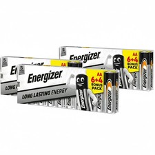 30x Energizer AA Everyday Alkaline Batteries Long Lasting Power Long Expiry NEW 0.35 per battery