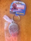 Vintage Marvel Heroes Spiderman Silver Metal Keyring Keychain Key Chain Ring New — photo 2