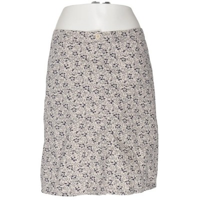 Eddie Bauer, Rock, Größe: 40, Blau/Weiß, Baumwolle/Elasthan, Blumen, Damen #xBr