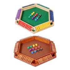 Jeu éducatif Shut The Box - Jeu de mathématiques traditionnel en bois - Jeu de