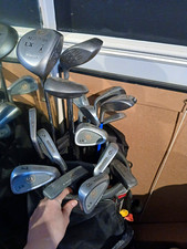Allan Golf Bag, 16 Clubs, And The Trolley Plus About 10 Balls.