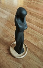 Madonna / Maria mit Kind Eisenguß Skulptur