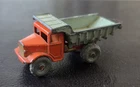 Lesney Matchbox No.6a QUARRY TRUCK Orange Body & Gray Dump w/Gray Metal Wheels