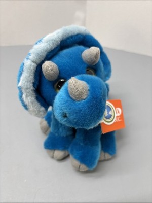 Wild Republic Baby Triceratops Plush Blue 9 in Dinosaur NEW
