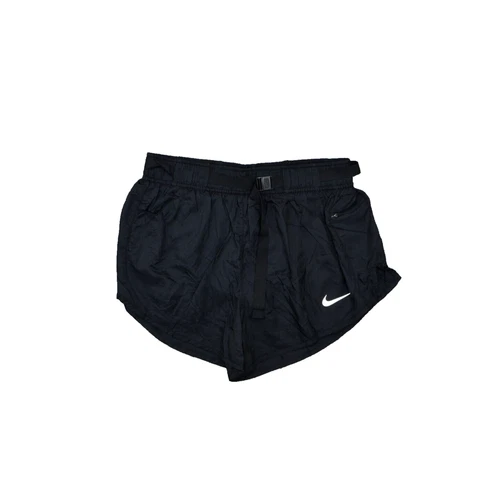Pantaloncini sportivi Nike donna taglia M neri regular nylon con cintura