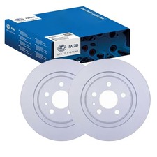 2x HELLA PAGID BREMSSCHEIBEN Ø272mm HINTEN passend für CITROËN C8 FIAT ULYSSE LA