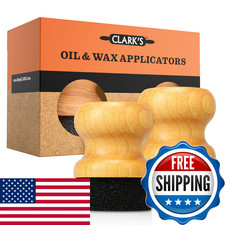 Clark'S Clarks Food Grade Mineral Oil Wax Applicator For Round Wood Cutting