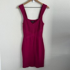Guess Los Angeles Sleeveless Party Sheath Pink Dress Bondage Y2K 4