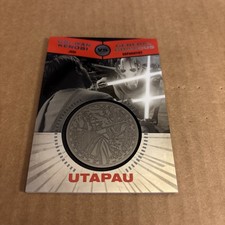 2015 Topps Chrome Star Wars MEDALLION Obi-Wan Kenobi General Grievous Card (f3)