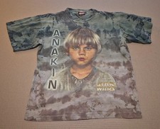 Anakin Skywalker Star Wars Episode 1 Youth Shirt, Size Large, See Description