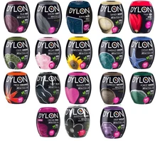 Dylon All-in-1 Fabric Dye Pods for Machine Use,Various Intense & Vibrant Colours
