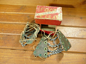 Vintage Foot Boot Ice Cleats Snow