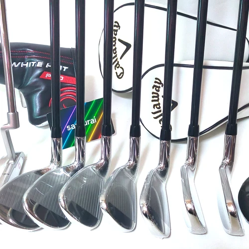 Callaway Warbird RH Golf Set 10-pc R Flex Carbon Shaft Driver to Putter No Bag - Picture 5 of 16