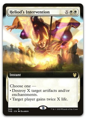 Heliod's Intervention (Extended Art) #300 (NM) Theros Beyond Death THB Magic MTG