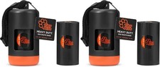 Poop Bag Holder - Heavy Duty Dog Waste Bags, Black - 20 Bags Included