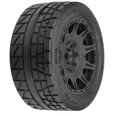Pro-Line Racing Menace HP 5.7 inches Street BELTED Tires Mounted on Raid Black