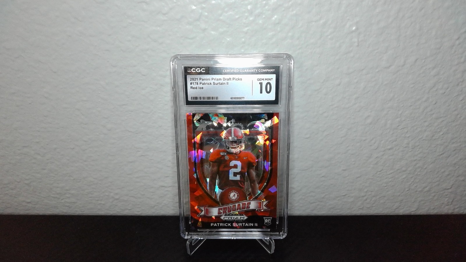 Patrick Surtain II Panini Prizm Draft Picks #178 Red Ice
