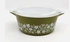 Vintage Pyrex CRAZY DAISY/SPRING BLOSSOM Casserole Dish 2.5 Qt #475 USA