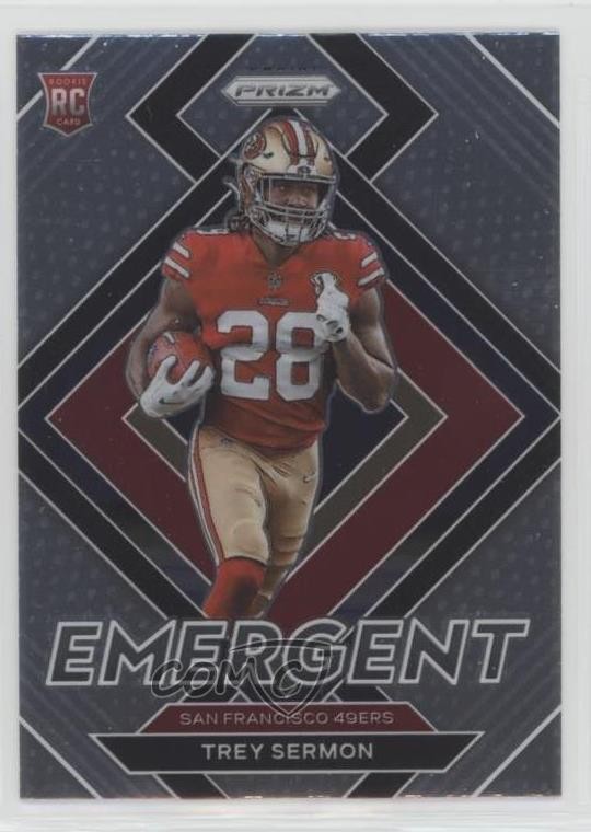 2021 Panini Prizm Emergent Trey Sermon #E-19 2l4
