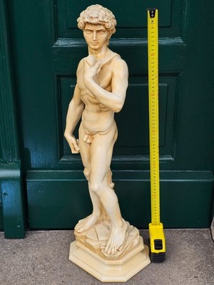 Alabaster Figur  David    ca. 60 cm   klassische Skulptur   Sammlerstück