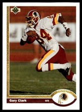 1991 Upper Deck Gary Clark Washington Redskins #436