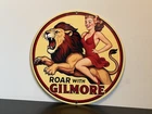Roar With Lion Gasoline Vintage  Style Metal Sign Hi Gloss