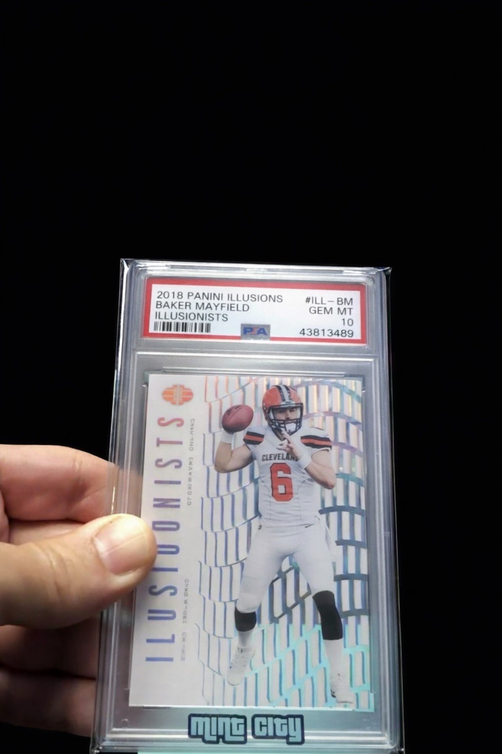 Baker Mayfield Panini Illusions Illusionists #ILLBM Base