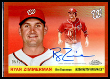 Ryan Zimmerman Chrome Platinum 2025/26 Orange /25 Auto