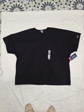 Cherokee Workwear Scrubs Top Unisex 2 XL Traditional Classic Black V Neck