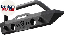 Tg-bp6j70078 Tyger Fury Stubby Front Bumper Wwinch Plate Compatible With 2007-2