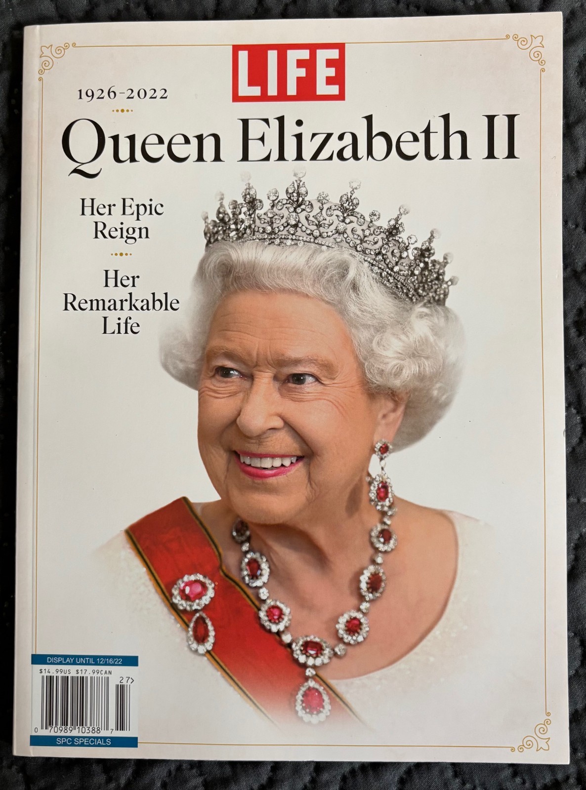 Life Magazine December 2022 Queen Elizabeth II Her Remarkable Life Epic Reign